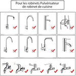 Accessoires Domicile Robinet Réglable Pulvérisateur