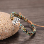 Bracelet Arbre de Vie Tressé à La Main
