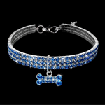 Collier De Chien En Cristal Mignon