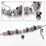 Bracelet Pierres de Naissance Cristal Améthyste