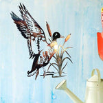 Suspension Décorative en Métal Canard Sauvage