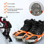 Ciaovie ™ 18 Dents Crampons Antidérapantes en Acier Inoxydable