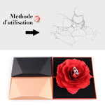 Ciaovie™ Boîte à Bagues Rose Pop-up 3D
