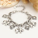 Bracelet de Cheville Éléphant Vintage