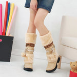 Ciaovie™ Bottes au Genou Chaudes pour Femmes en Hiver