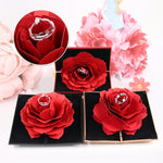 Ciaovie™ Boîte à Bagues Rose Pop-up 3D