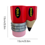 Porte-stylo créatif en forme de crayon