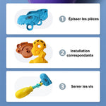DIY Jouet de Dinosaure Assemblé