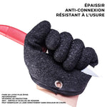 Gant antidérapant pour attraper du poisson