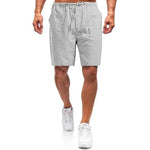 Short décontracté en lin pour hommes