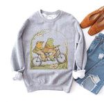 Sweat ras du cou grenouille et crapaud