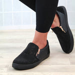 Ciaovie™ Mocassins Plats à Enfiler en Cuir PU