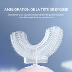 Brosse à dents pour enfants en forme de U de dinosaure