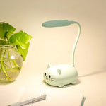 Lampe de Bureau LED Chat de Dessin Animé