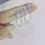 Boucles D'oreilles à Pampilles De Style Nouveau