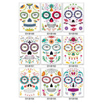 Halloween Farce Maquillage Tatouage Temporaire（10pcs）