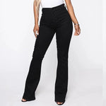Ciaovie ™ Jean Délavé à Taille Haute pour Femmes