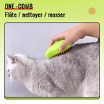 Peigne de massage en spray pour animaux de compagnie
