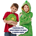 Ciaovie™ Sweat à Capuche de Couverture pour Enfants