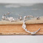 Boucles D'oreilles Clous Anneau Rose