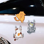 Autocollants de dessin animé de chat mignon