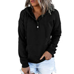 Sweat-shirt décontracté à capuche avec poche à cordon