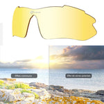 Lunettes de Soleil de Sport Polarisées avec Protection UV (1 SET)