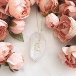 Collier Croissant de Lune & Soleil