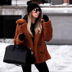 Veste en Peluche pour Femmes en Polaire