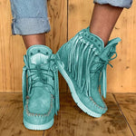 Ciaovie™ Bottines à Franges Pour Femmes