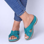 Sandales compensées confortables