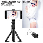 Ciaovie™ Selfie Trépied, Bluetooth Selfie Stick 3 en 1
