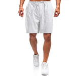 Short décontracté en lin pour hommes
