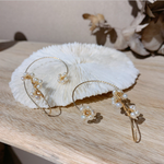 Boucles D'oreilles Perles Vintage