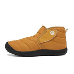 Bottes de Neige Femmes Hommes Bottines Plates Fourrées Imperméable