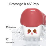 Brosse à dents pour enfants en forme de U de dinosaure