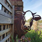 Décoration d'intérieur d'illustration en Métal de Chèvre de Ferme de Jardin Extérieur