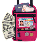 Portefeuille de voyage avec porte-passeport anti-RFID