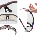 Lunettes de Soleil de Sport Polarisées avec Protection UV (1 SET)