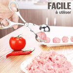 Pince de Fabricant de Boulettes de Viande en Acier Inoxydable
