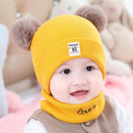 Ciaovie™ Chapeau et Écharpe Chaud Hiver Pour Bébés