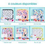Tablette à Dessin Effaçable Portable (12 stylos inclus)