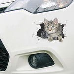 Autocollant de Voiture de Mignon Animal créatif en simulation 3D