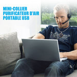 Mini-Collier Purificateur d'air Portable USB