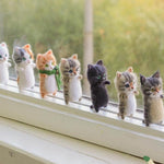 Cadeau de feutre de laine de chat bricolage pour les amoureux des chats