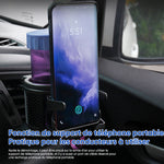 Adaptateur d'extension de porte-gobelet de voiture 3 en 1