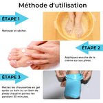 Chaussettes hydratantes avec doublure en gel pour le soin des pieds