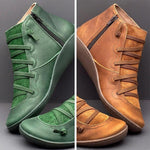 Ciaovie™ Bottines à Talons Plats Monochromes