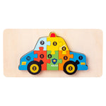 Puzzle en bois 3D éducatif pour enfants
