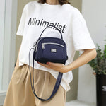Sac à bandoulière léger en nylon solide